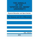 The annals of the “Ştefan cel Mare” University Physical Education and Sport Section The Science and Art of Movement