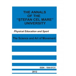The annals of the “Ştefan cel Mare” University Physical Education and Sport Section Nr. 1(8), 2012