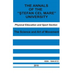 The annals of the “Ştefan cel Mare” University Physical Education and Sport Section Nr. 1(10), 2013