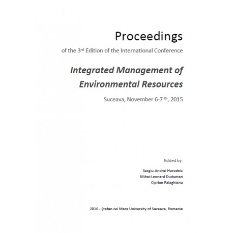 Proceedings of the 3rd International Conference  Integrated Management of Environmental Resources
