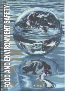 Journal Food Enviromment Safety of the Suceava University Year IX, Nr. 1, 2010