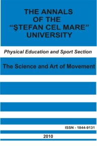 The annals of the “Ştefan cel Mare” University Physical Education and Sport Section The Science and Art of Movement