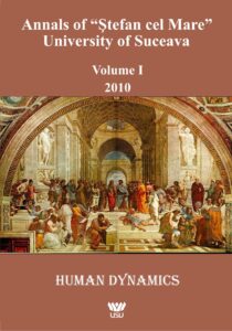 Annals of “Ştefan cel Mare” University of Suceava Philosophy Social and Human Disciplines Volume I - 2010