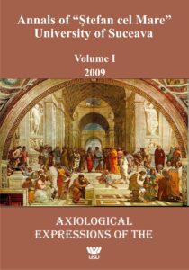 Annals of “Ştefan cel Mare” University of Suceava Philosophy Social and Human Disciplines Volume II - 2010