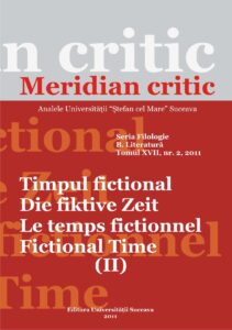 Meridian citic, Seria Filologie, B. Literatura, Tomul XVII, nr.2, 2011