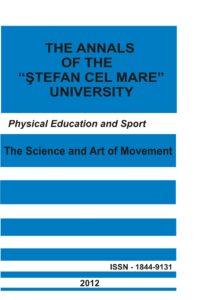Annals of  Ştefan cel Mare University, Physical Education and Sport Section, Nr. 1(8), 2012