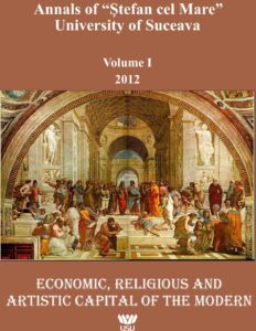 Annals of “Ştefan cel Mare” University of Suceava Philosophy Social and Human Disciplines Volume I - 2012