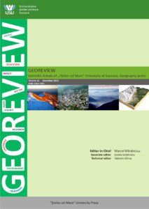 GEOREVIEW Analele Universitatii “Ştefan cel Mare ” Suceava Seria Geografie, Volumul 21, decembrie 2012