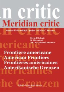 Meridian critic, Seria Filologie, B. Literatura, Tomul XVII, nr.2(19), 2011