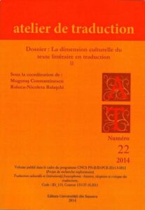 Atelier de Traduction Nr.22 -2014