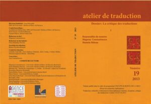 Atelier de Traduction Nr.19 -2014