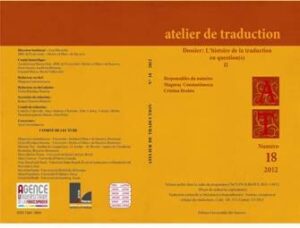 Atelier de Traduction Nr.18 -2012