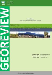 Annals of the Stefan cel Mare University of Suceava, Geography Series, GEOREVIEW, nr 23/2013