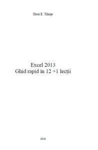 Excel 2013 Ghid rapid