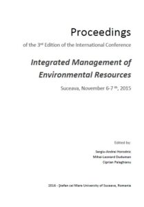 Proceedings of the 3rd International Conference  Integrated Management of Environmental Resources