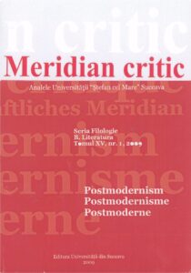 Meridian critic, Tomul XV, nr.1, 2009